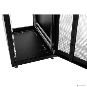 ЦМО Шкаф телекоммуникационный напольный ЭКОНОМ 48U (600 x 800) дверь перфорированная 2 шт., цвет черный [ШТК-Э-48.6.8-44АА-9005]