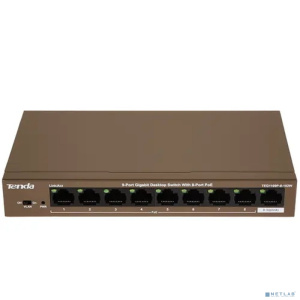 TENDA TEG1109P-8-102W Коммутатор настольный 9-Ports 10/100/1000 Base-T 8-Ports PoE(PoE бюджет 92W)