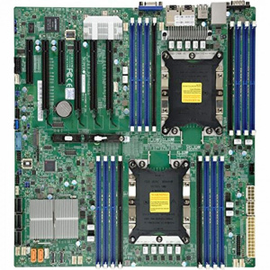 Материнская плата SuperMicro MBD-X11DPI-NT E-ATX Up to 2TB 3DS ECC RDIMM 14 SATA3 4 USB 2.0 ports 5 USB 3.0 ports 1 VGA port, 2x10GbE