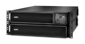 ИБП APC Smart-UPS SRT RM, 2200VA/1980W, On-Line, Extended-run, Rack 2U, Out: 8xC13 2xC19, Black, Pre-Inst. Web/SNMP, 1 year warranty