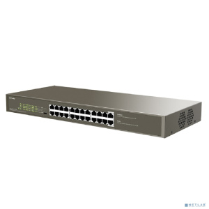 TENDA TEG1124P-24-250W Коммутатор в стойку 24-Ports 10/100/1000 Base-T 24-Ports PoE(PoE бюджет 225W)