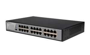 Коммутатор/ Unmanaged Switch 24x1000Base-T, 19" w/brackets Коммутатор/ Unmanaged Switch 24x1000Base-T, 19" w/brackets