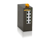 Неуправляемый коммутатор c 8 портами 10/100/1000Base-T(X) (разъем RJ45), два входа питания 18-30 В перем. или 12-48 В пост., рабочая температура от