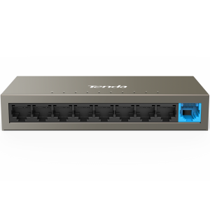 Коммутатор Tenda TEF1109D Коммутатор неуправляемый, 9 портов 9x100 Мбит/с, настольный