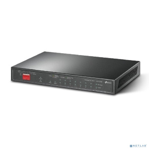 TP-Link TL-SG1210MP Настольный коммутатор с 9 гигабитными портами RJ45 (8 портов PoE+) и комбинированным портом RJ45/SFP