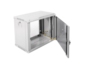 Шкаф ЦМО Шкаф телекоммуникационный настенный разборный ЭКОНОМ 9U (600х350) дверь стекло