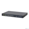 DAHUA DH-LR2226-24ET-360 26-портовый управляемый коммутатор с ePoE, уровень L2, 24xRJ45 100Mb PoE, 2хКомбо SFP/RJ45 1Gb uplink, суммарно 360Вт, коммут
