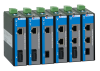 Full Gigabit Ethernet медиаконвертер, 2 x 1G RJ45, 1 x 1G оптика, питание 100~240VAC/DC, монтаж на DIN-рейку