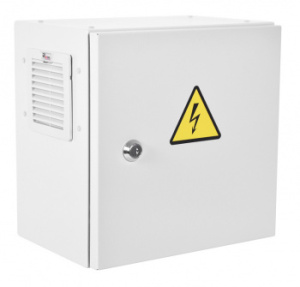 Шкаф монтажный ЦМО Эконом (ШТВ-НЭ-3.3.21-3ВВА-Т1) настенный 300x210мм пер.дв.стал.лист задн.дв.спл.стал.лист несъемн.бок.пан. серый 180мм 9кг 300мм IP