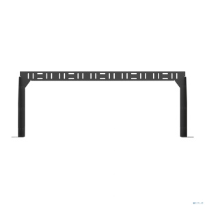 NTSS Горизонтальный задний кабельный органайзер глубиной 175мм, 19" для патч-панелей, RAL 9005 NTSS-HORG-1U-B-175-BL