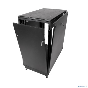 ЦМО Шкаф телекоммуникационный напольный 22U (600x600) дверь стекло, цвет чёрный (ШТК-М-22.6.6-1ААА-9005) (2 места)