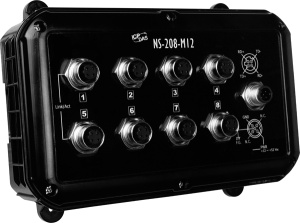 Коммутатор 8 x 10/100BaseTX с защитой IP67 (разъем M12)