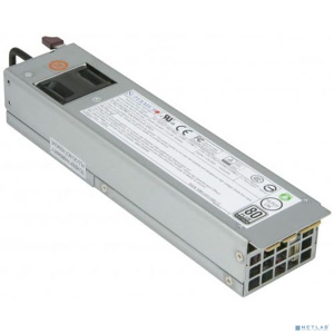 Supermicro PWS-609P-1R2 1U, platinum efficiency, 600W, AC input: 100-127/200-240Vac
