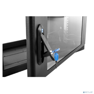 ЦМО Шкаф телекоммуникационный настенный 6U (600 x 650) дверь стекло, цвет черный (ШРН-6.650-9005)