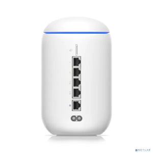 UBIQUITI UDR Маршрутизатор Dream Router, 2 ядра (1,35 ГГц), Wi-Fi 6, 5х 1G RJ45