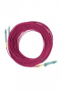 Патч-корд Hyperline FC-D2-504-LC/PR-LC/PR-H-5M-LSZH-MG FC-D2-504-LC/PR-LC/PR-H-5M 2x50/125 OM4 LC дуплекс-LC дуплекс 5м LSZH фиолетовый