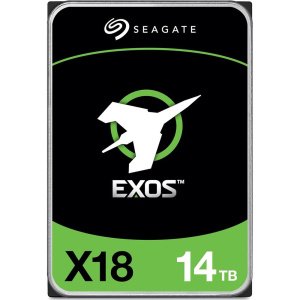 Жесткий диск серверный Seagate 3.5" 14TB Exos X18 ST14000NM000J SATA 6Gb/s, 7200rpm, 256MB