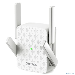 Digma D-WR310 (D-WR310V2) Повторитель беспроводного сигнала N300 Wi-Fi белый