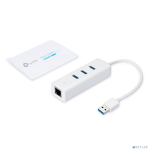 TP-Link UE330 3-портовый концентратор и гигабитный адаптер USB 3.0 TP-Link UE330 3-портовый концентратор и гигабитный адаптер USB 3.0