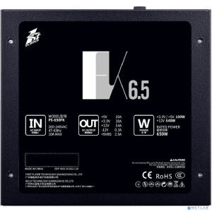 1STPLAYER Блок питания FK 650W / ATX 2.4, APFC, 120mm fan / PS-650FK