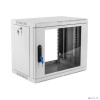 ЦМО Шкаф телекоммуникационный настенный сварной 9U (600 x 350) съёмные стенки, дверь стекло, ШРН-9.350