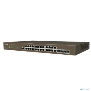 TENDA TEG5328F Коммутатор L3 управляемый в стойку 24-Ports 10/100/1000Base-T + 4-Ports 1000 Base-X SFP