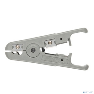 Инструмент обжимной Hyperline WRline WR-501B Стрипер для зачистки и обрезки витой пары (UTP/STP) и телефонного кабеля 3,2-9 мм, с возможностью регулир