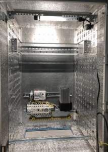 Шкаф коммутационный ЦМО (ШТВ-Н-18.6.5-4ААА-Т2) настенный 18U 600x500мм пер.дв.стал.лист несъемн.бок.пан. 150кг серый IP65 уличный всепогодный с нагрев