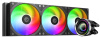 Кулер для процессора водяной 350W FX360 INF S1851/1700/1200/115X/AM5/AM4 ARGB 4pin+3pin PWM 3x12cm Fan черный ID-COOLING