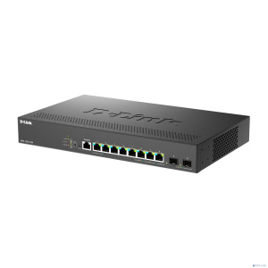D-Link DMS-1250-10SP/A1A/6KV Управляемый L2 коммутатор с 8 портами 10/100/1000/2.5GBase-T и 2 портами 10GBase-X SFP+ (8 портов PoE 802.3af/at, PoE-бюд
