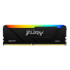 Оперативная память KINGSTON Память оперативная/ 64GB 3200MHz DDR4 CL16 DIMM (Kit of 4) 1Gx8 FURY Beast RGB Оперативная память KINGSTON Память оперативная/ 64GB 3200MHz DDR4 CL16 DIMM (Kit of 4) 1Gx8 FURY Beast RGB