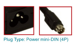 Промышленный блок питания 63040-010120-300-RS, Active PFC, 90~264 В AC, 120 Вт, 75.6 х 151.3 х 25.4 мм, вилка=6.5 мм; кабель=1500 мм