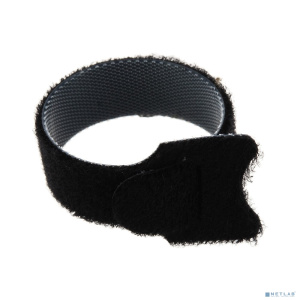 Hyperline WASN-135-BK-10 Хомут для кабеля, липучка с мягкой застежкой, 135x15 мм, черный (10 шт.)