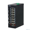 DAHUA DH-HS3220-16GT-190 20-портовый гигабитный неуправляемый коммутатор с PoE, промышленное исполнение , 16xRJ45 1Gb, 2xRJ45 1Gb, 2xSFP 1Gb, суммарно