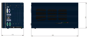 Российский промышленный настольный компьютер FRONT Deskwall 626.401, на базе процессора Intel Core i7-9700TE / RAM 8 Гб DDR4 / SSD 512 Гб / LAN 2 x 10