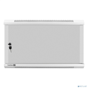 Exegate EX298612RUS Шкаф телекоммуникационный 19" настенный 6U ExeGate EC-WM-6U.600.M.GREY (19”, 6U, 600x600x370mm (ШхГхВ), передняя дверь металл, съе