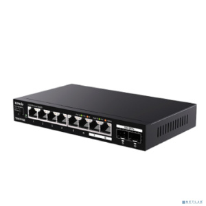TENDA TEM2010X 8-Портовый коммутатор Ethernet 2.5G с 2 портами 10G SFP+