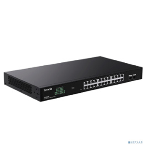 TENDA TEG2226F Коммутатор облачный управляемый, 24x1 Гбит/с, SFP 2x1 Гбит/с, установка в стойку, металлический корпус