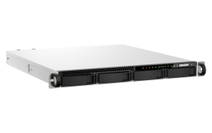 Система хранения данных QNAP ENTERPRISE 1U/9bay 4C 3,4GhzCPU/16Gb(upto128Gb)/upto 265HDD with TL-R1620Sep-RP/4xUSB3.2/1xExp.slot/2x2,5Gb 2x10Gb(BASE-T