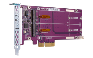 Карта расширения 2 слота M.2 22110/2280 SATA SSD. Интерфейс PCIe Gen2 x2.