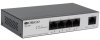 Коммутатор ORIGO Неуправляемый PoE-коммутатор, 4x1000Base-T PoE, 1x1000Base-T, PoE-бюджет 60 Вт, корпус металл