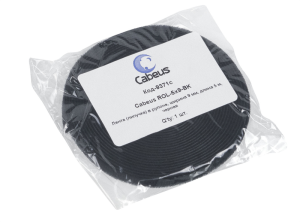 Cabeus ROL-5x9-BK Лента (липучка) в рулоне, ширина 9 мм, длина 5 м, черная