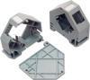 Бокс Lanmaster LAN-DRF-10K/BX-GY дл.60.5мм шир.62.5мм серый