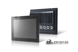 10-дюймовый панельный компьютер с процессором Intel Atom E3845 1,91 ГГц, 4 ГБ ОЗУ, дисплей с яркостью 1000 нит, питания 24-110 В постоянного тока, IP6