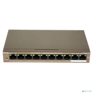 TENDA TEF1110P-8-102W Коммутатор настольный 8-Ports 10/100 Base-TX + 2-Ports 10/100/1000 Base-TX 8-Ports PoE(PoE бюджет 99W)