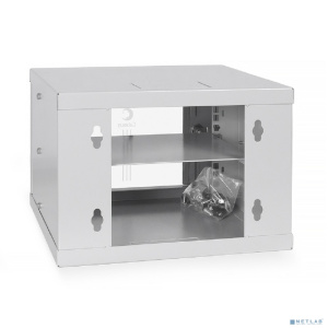 Cabeus WSC-4U Шкаф телекоммуникационный настенный 10" 4U 326x300x225mm (ШхГхВ) дверь стекло