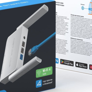 Маршрутизатор (Keenetic) Netcraze Starter (NC-1121) Интернет-центр с Mesh Wi-Fi N300 и 3-портовым Smart-коммутатором