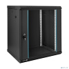 Exegate EX298609RUS Шкаф телекоммуникационный 19" настенный 12U ExeGate EC-WM-12U.450.G.BLACK (19”, 12U, 600x450x635mm (ШхГхВ), передняя дверь закален