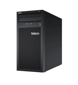 Lenovo TCH ThinkSystem ST50 Tower 4U,Xeon E-2224G 4C(3.5GHz/8MB/71W),1x8GB/2666/1R/UDIMM,2x1TB SATA HDD LFF(upto 4),SW RAID,1x250W,no p/c,AMT,Slim DVD