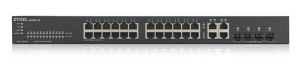 Коммутатор Zyxel Networks Smart L2 Zyxel NebulaFlex GS1920-24v2, rack 19", 24xGE, 4xCombo (SFP/RJ-45), бесшумный (без вентилятора)